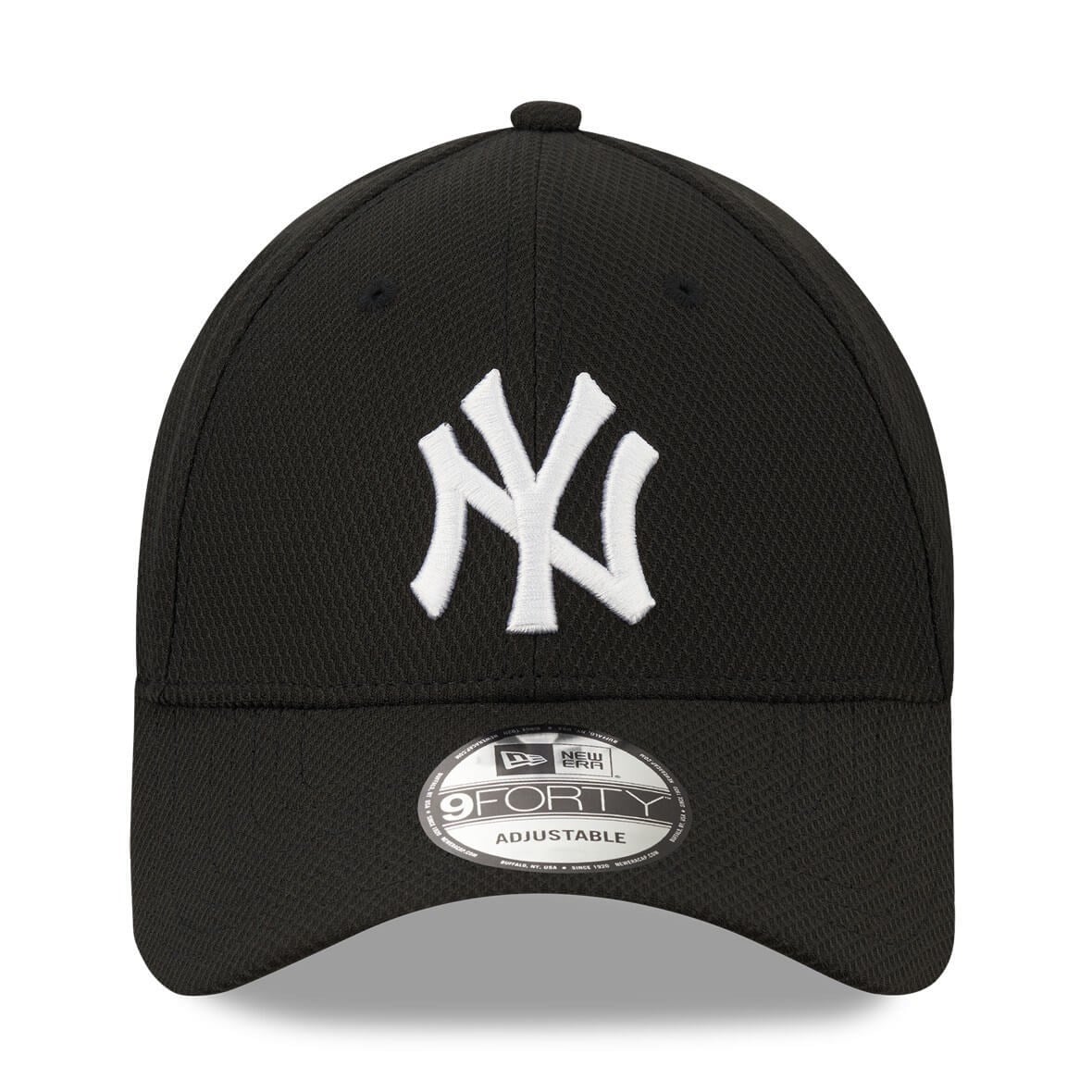 New Era Şapka - Diamond Era Essential 9FORTY New York Yankees Blk/Whi