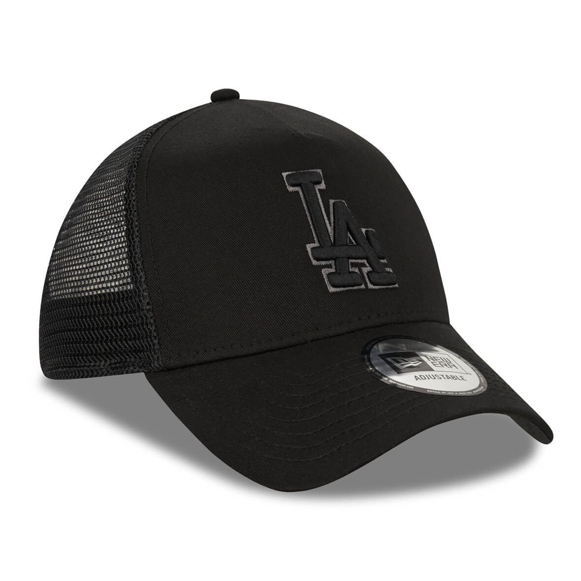 New Era Şapka - Bob Team Logo 9FORTY AF Trucker Los Angeles Dodgers Blk/Blk