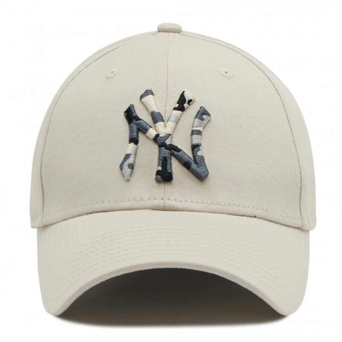 New Era Şapka - Camo Infill 9FORTY New York Yankees Krem