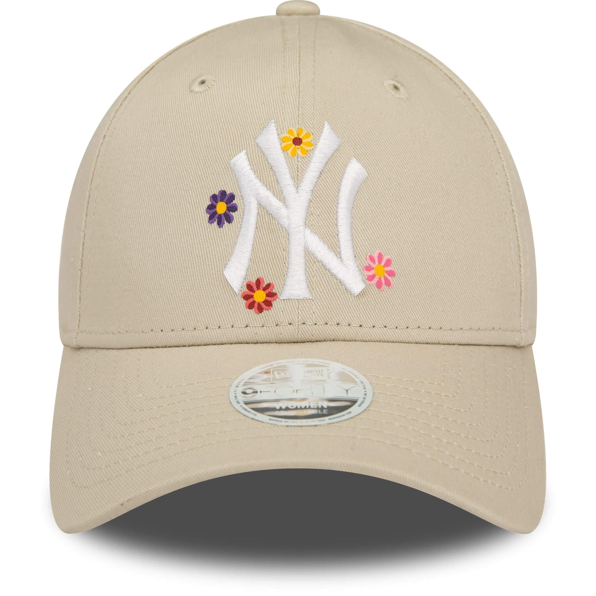 New Era Şapka - Wmns Flower 9FORTY New York Yankees - Bej