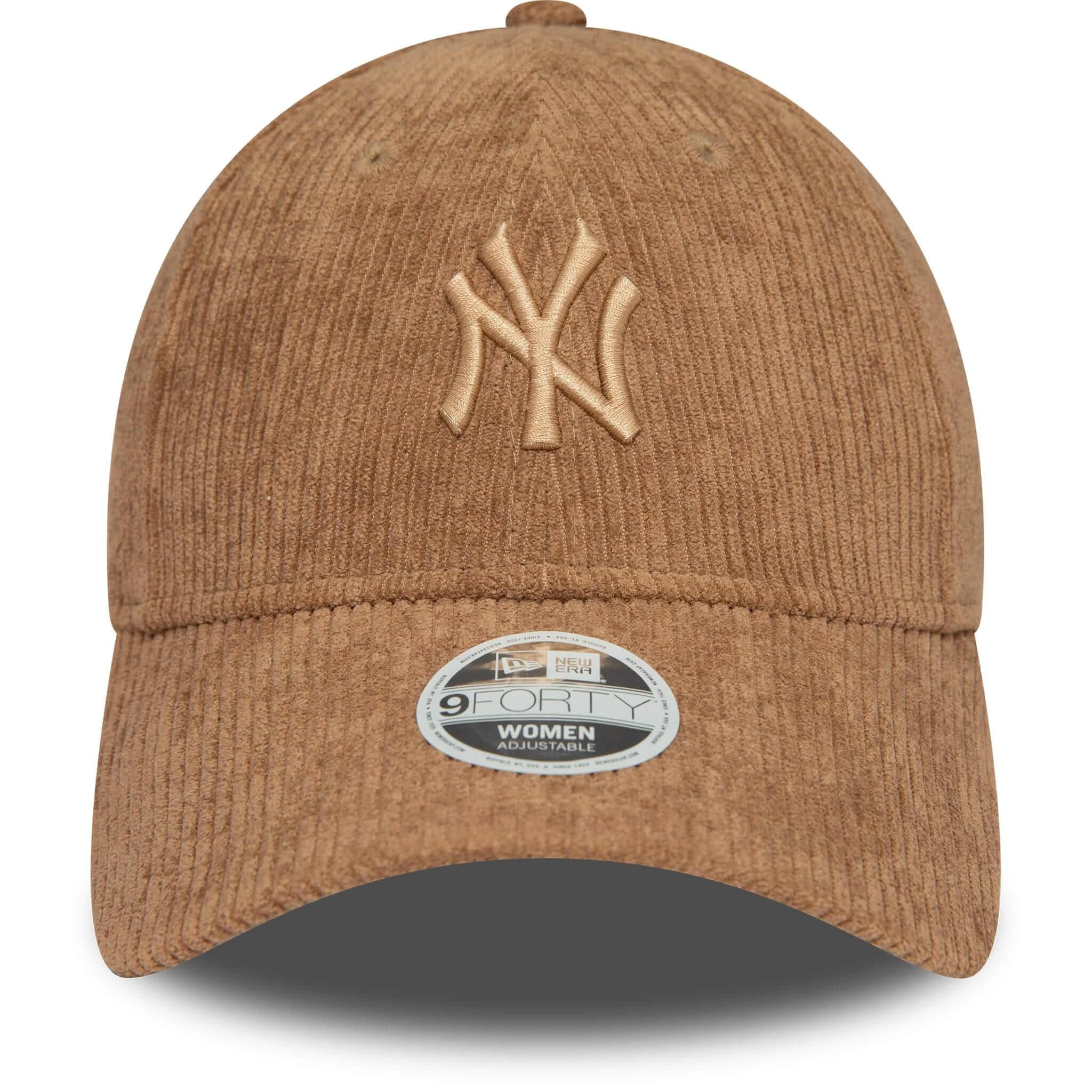 New Era Şapka - Wmns Summer Cord 9FORTY New York Yankees - Latte
