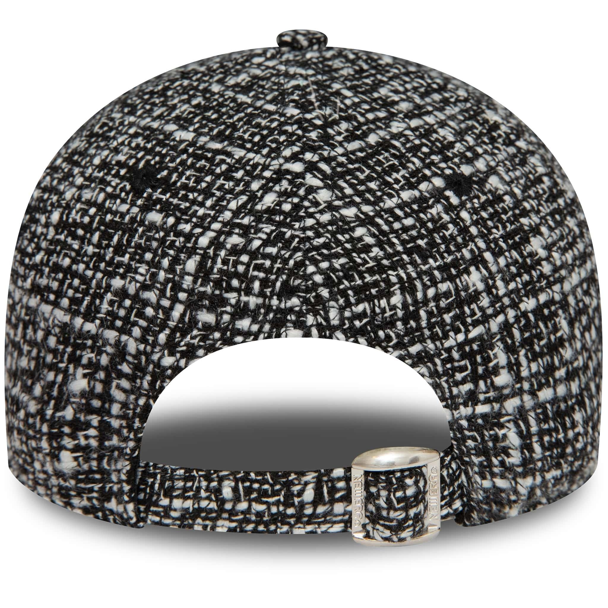 New Era Şapka - Wmns Summer Tweed 9FORTY New York Yankees - Siyah / Beyaz
