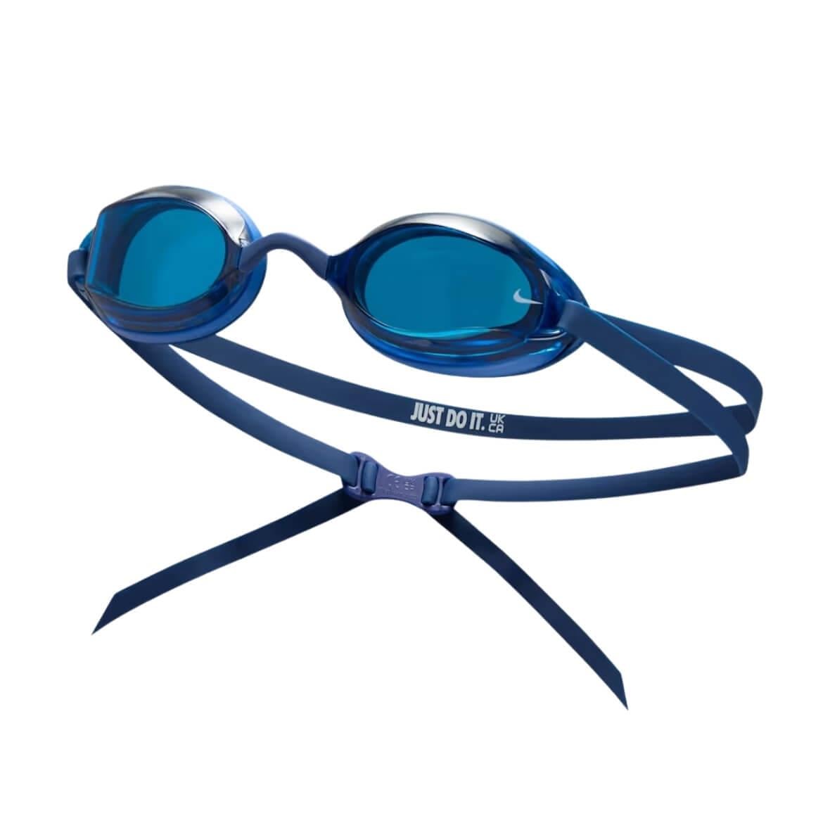 Nike Swim Legacy Comfort Mirrored Google Unisex Yüzücü Gözlüğü - Gece Mavisi