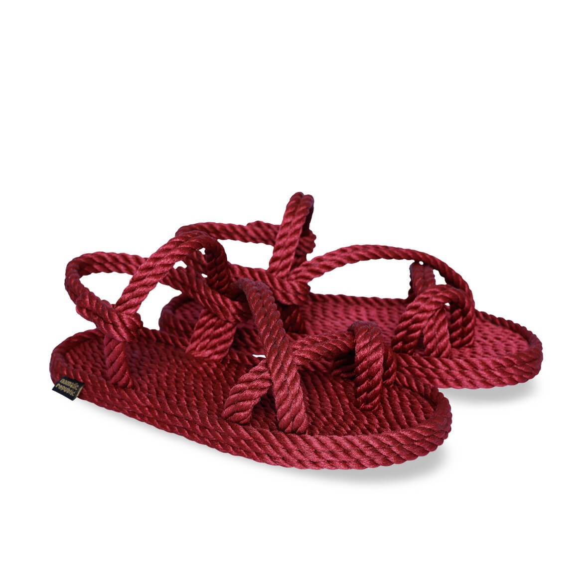Nomadic Republic Capri Kadın Halat Sandalet - Bordo