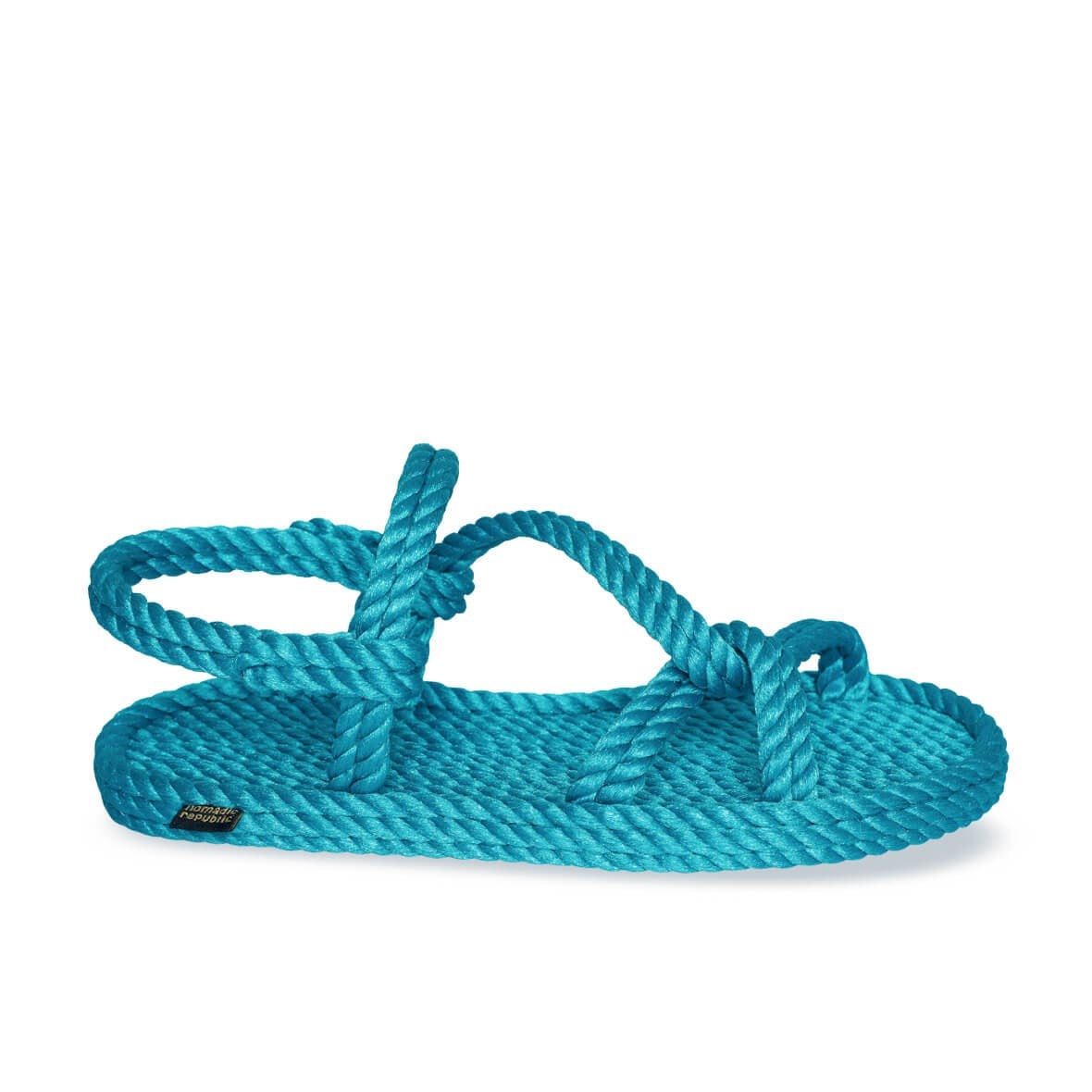 Nomadic Republic Mykonos Kadın Halat Sandalet - Turkuaz