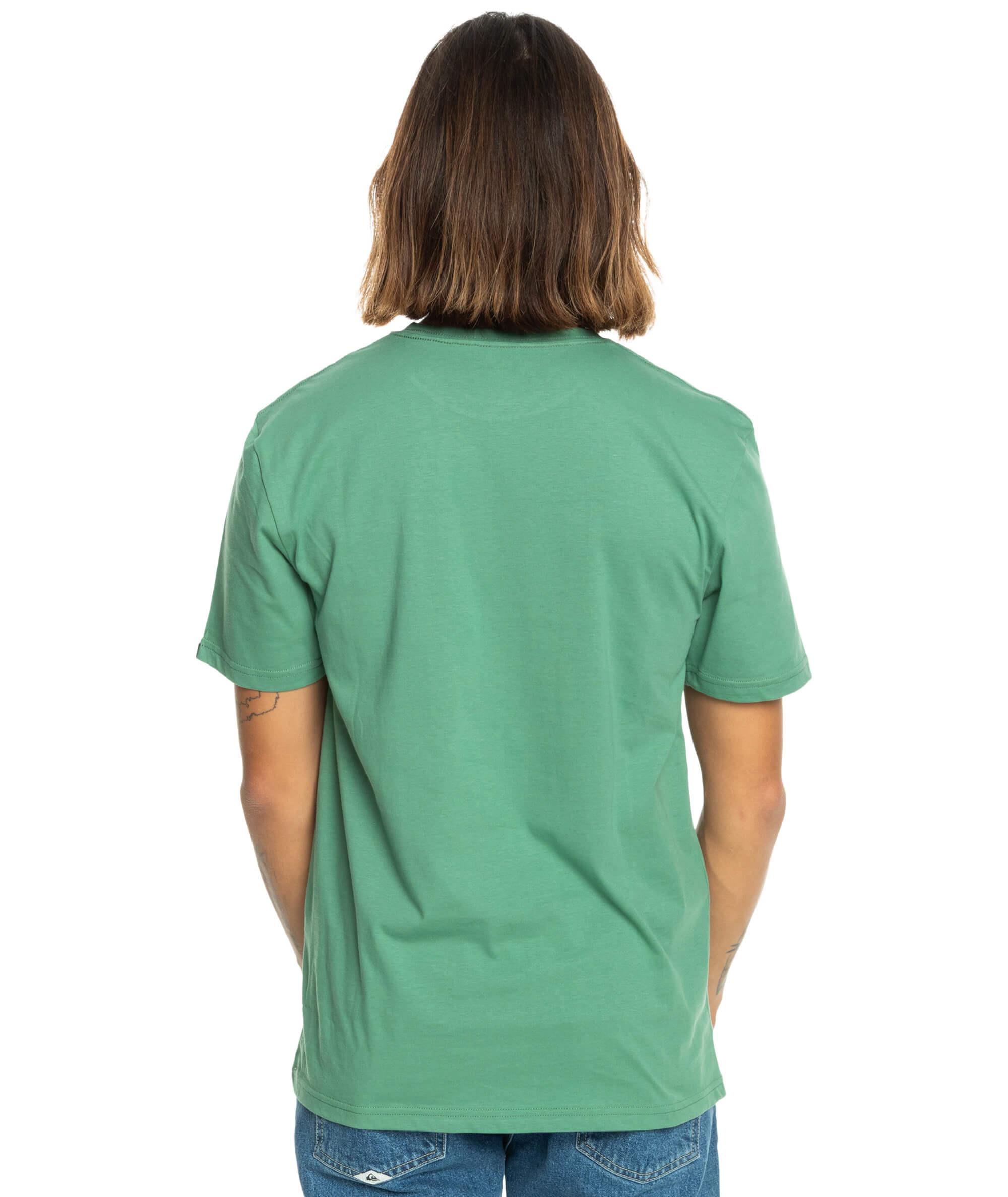 Quiksilver Comp Logo SS Erkek T-Shirt - Yeşil
