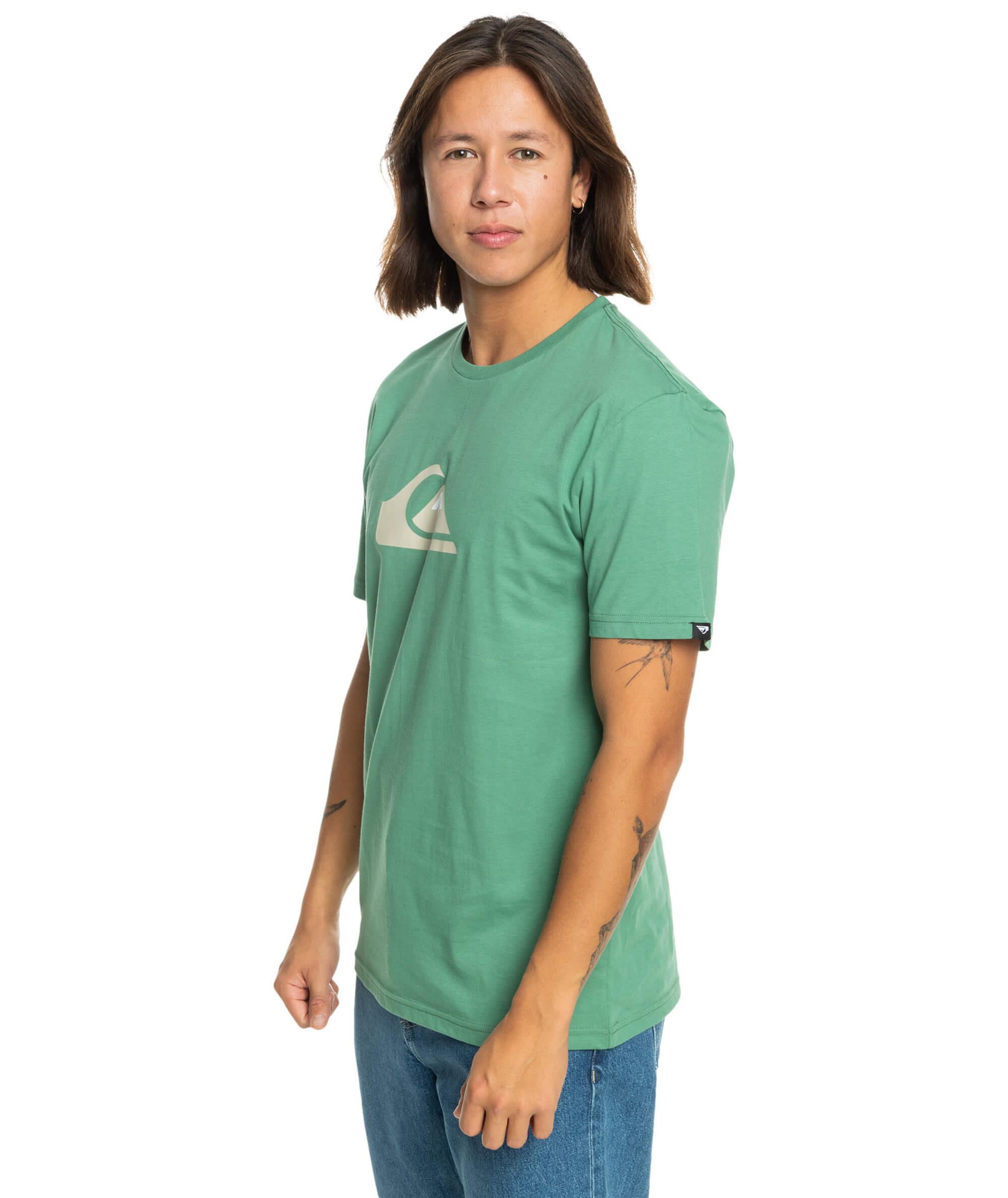 Quiksilver Comp Logo SS Erkek T-Shirt - Yeşil