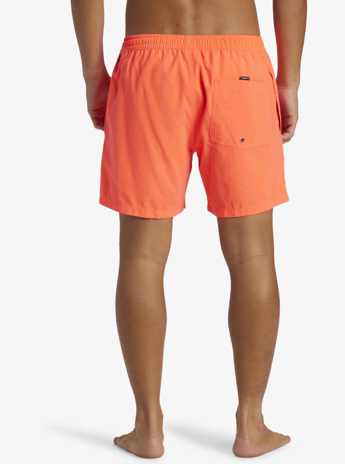 Quiksilver Everyday Solid Volley 15 Erkek Deniz Şortu - Neon  Turuncu