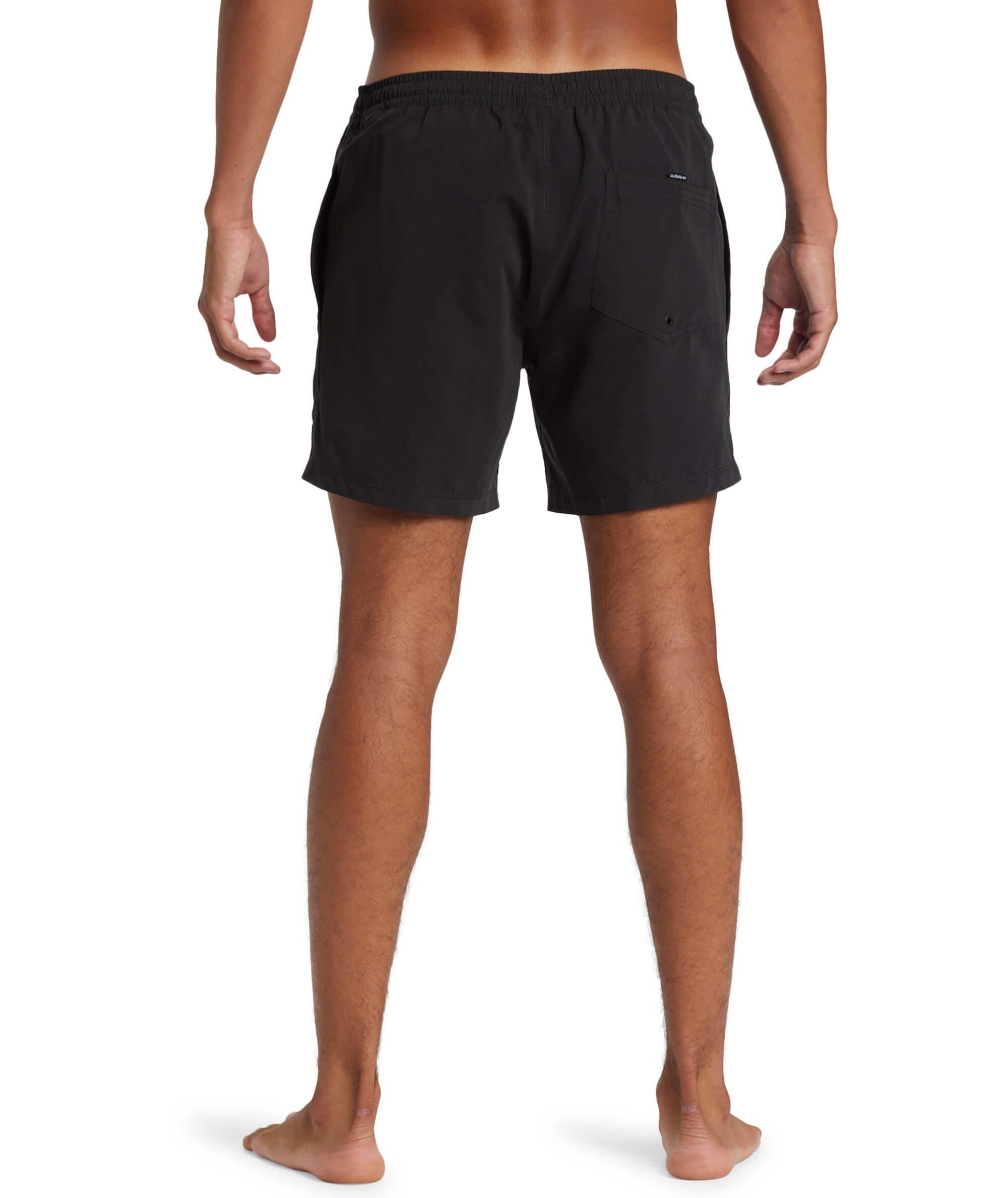 Quiksilver Everyday Solid Volley 15 Erkek Deniz Şortu - Siyah