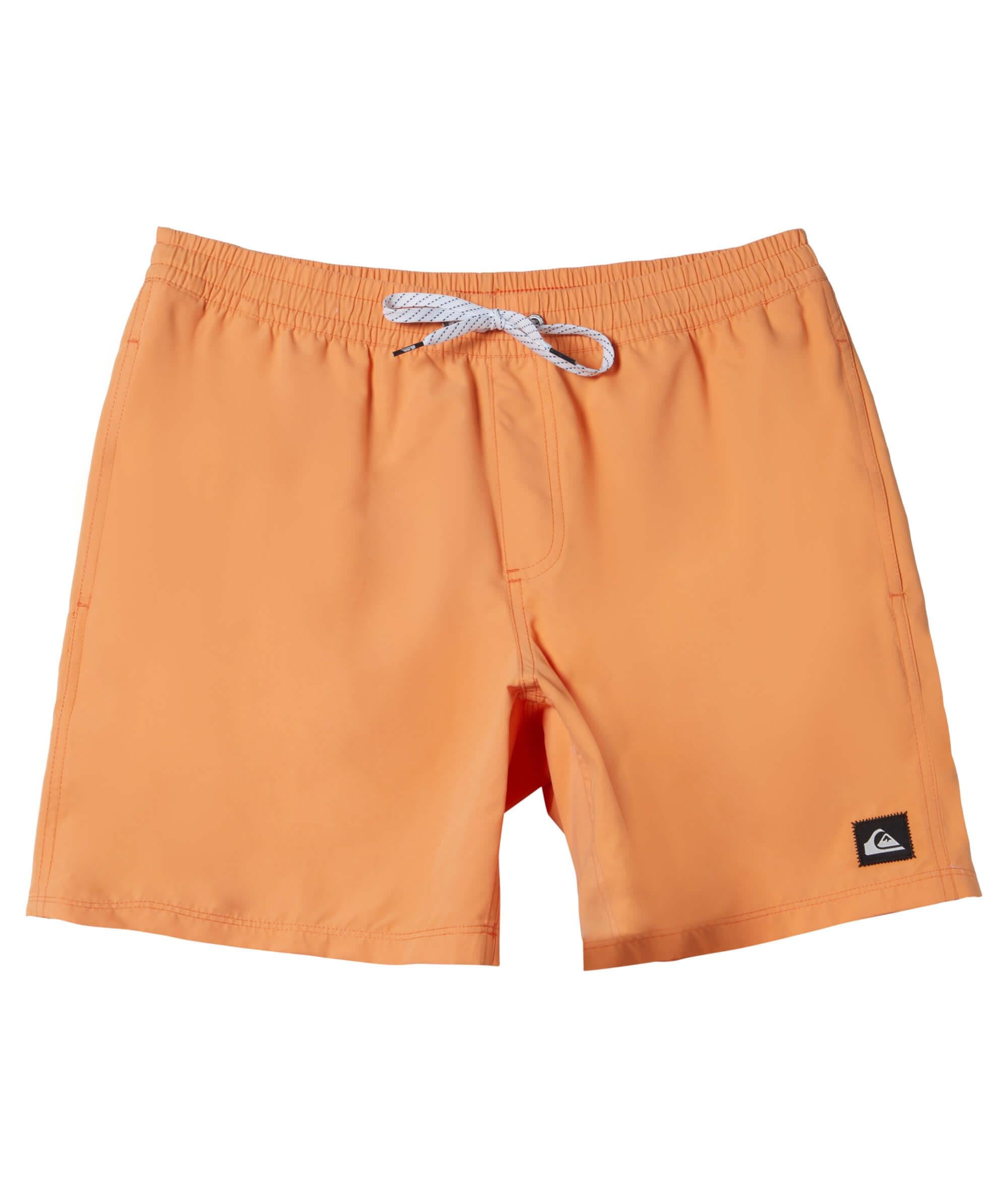 Quiksilver Everyday Solid Volley 15 Erkek Deniz Şortu - Turuncu