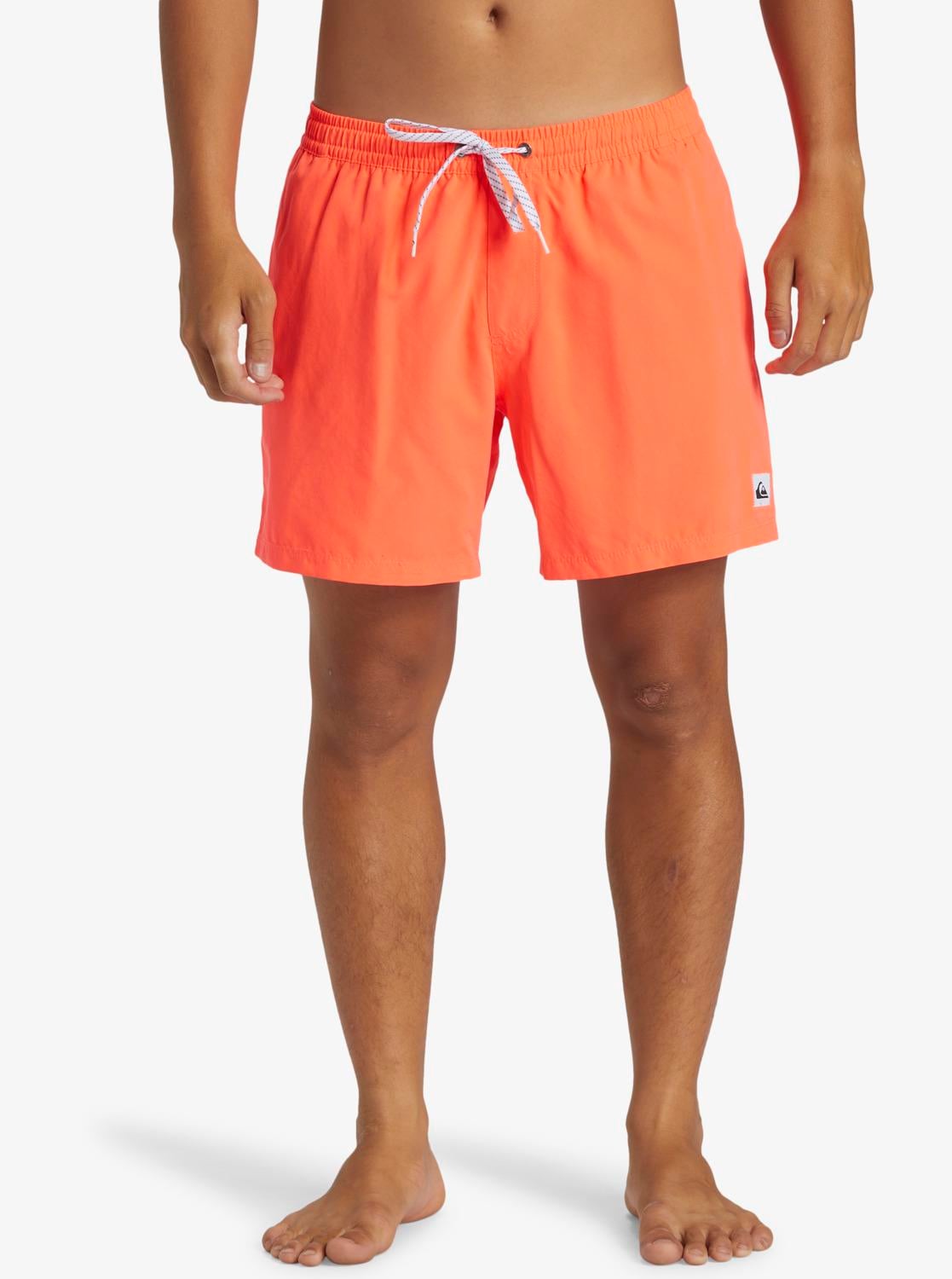 Quiksilver Everyday Solid Volley 15 Erkek Deniz Şortu - Neon  Turuncu