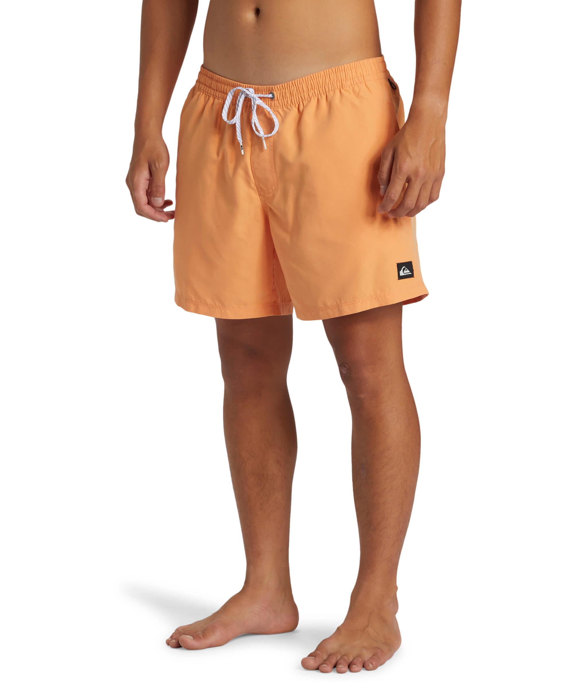 Quiksilver Everyday Solid Volley 15 Erkek Deniz Şortu - Turuncu