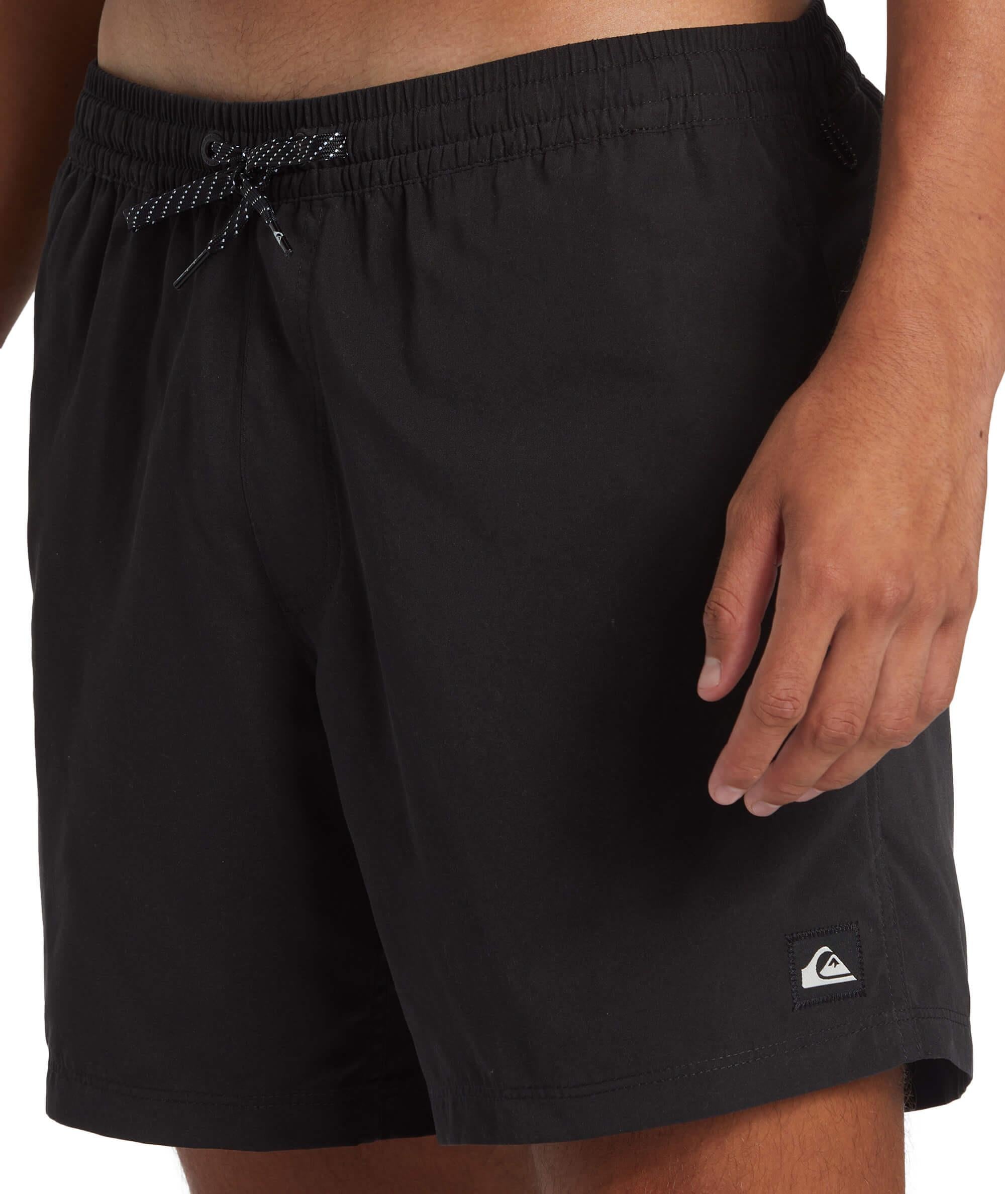 Quiksilver Everyday Solid Volley 15 Erkek Deniz Şortu - Siyah