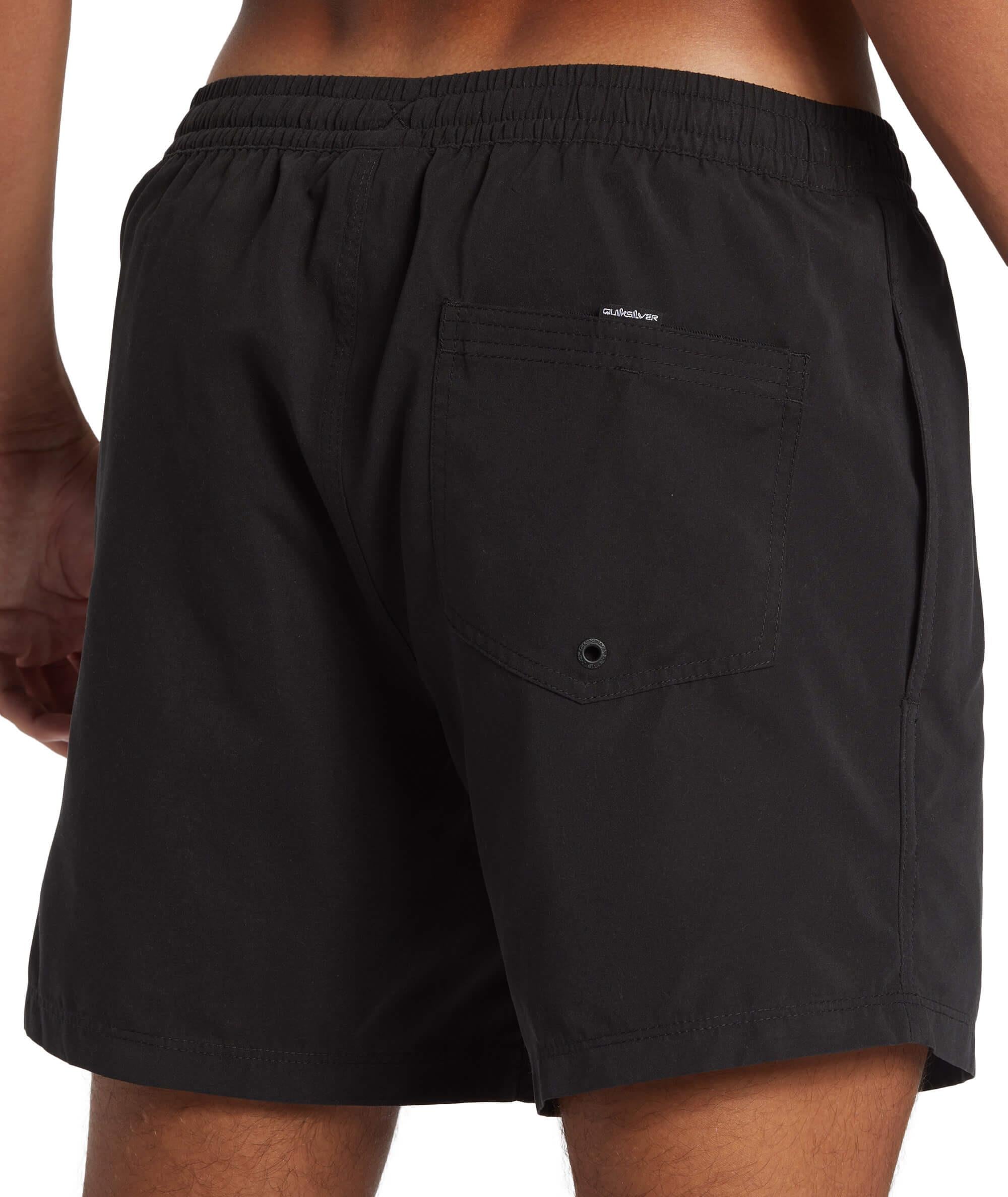 Quiksilver Everyday Solid Volley 15 Erkek Deniz Şortu - Siyah