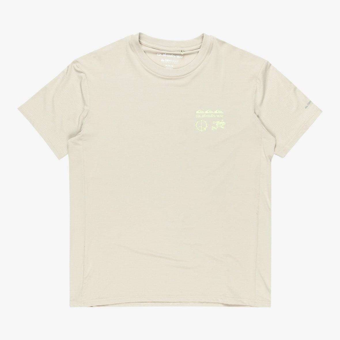 Quiksilver Lap Time SS Tee Erkek T-Shirt - Taş