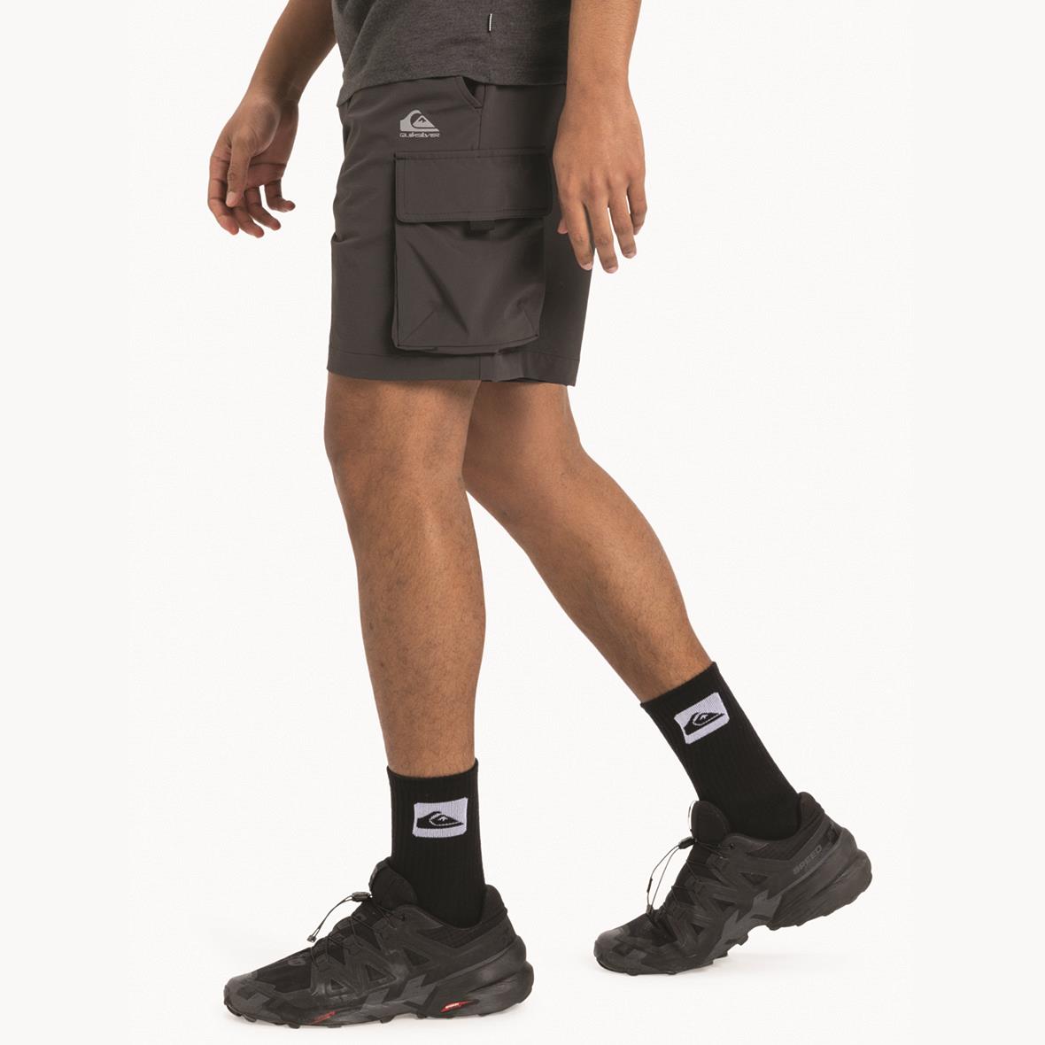 Quiksilver Run Ashore Cargo Erkek Kargo Şort - Koyu Antrasit