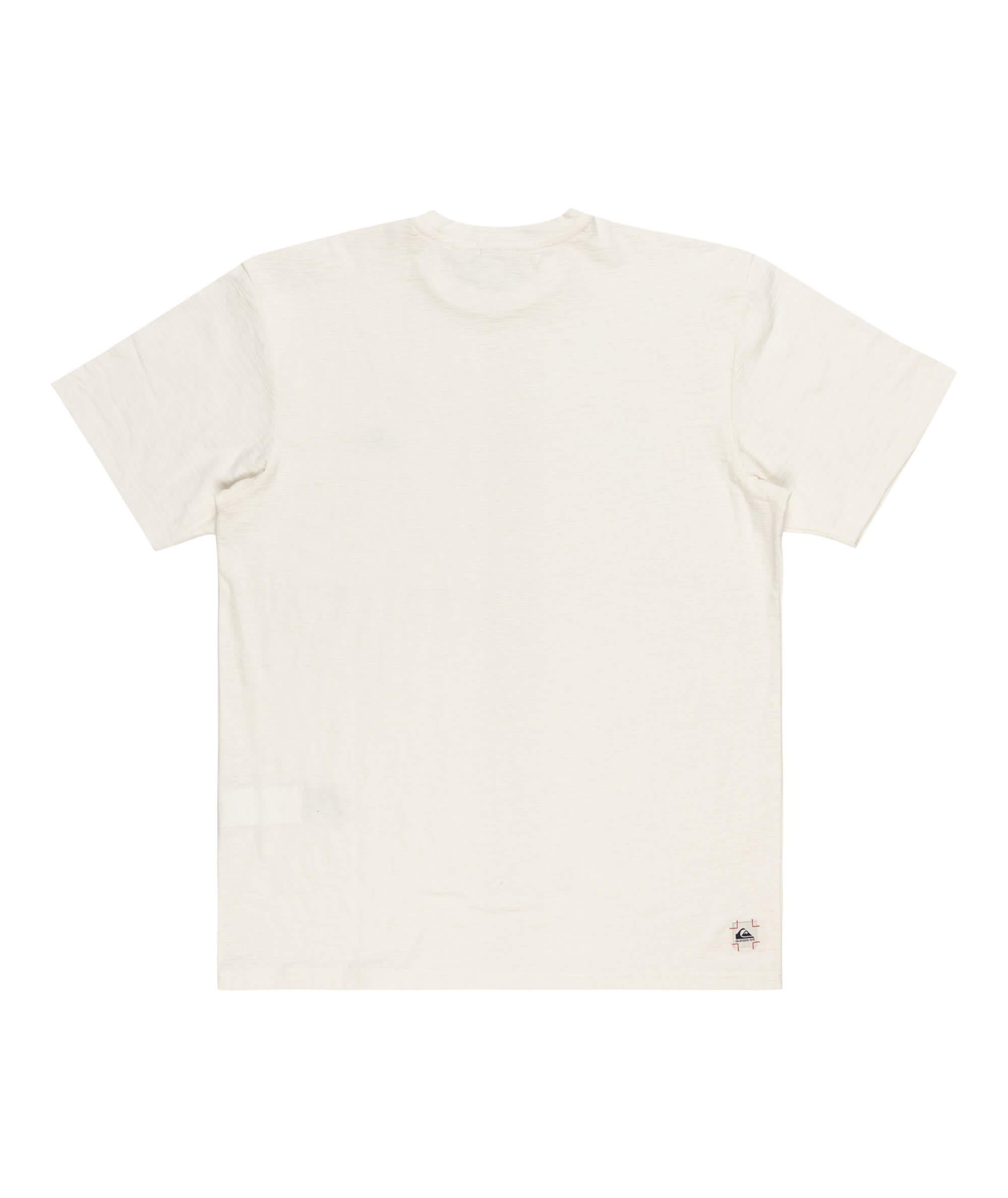 Quiksilver Slub Roundneck Erkek T-Shirt - Kırık Beyaz