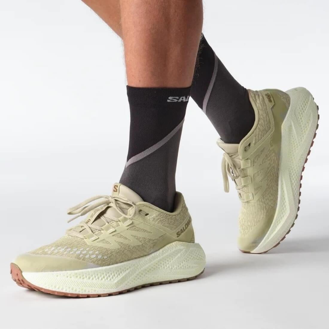 Salomon Aero Glide 3 GRVL Erkek Koşu Ayakkabısı - Bej