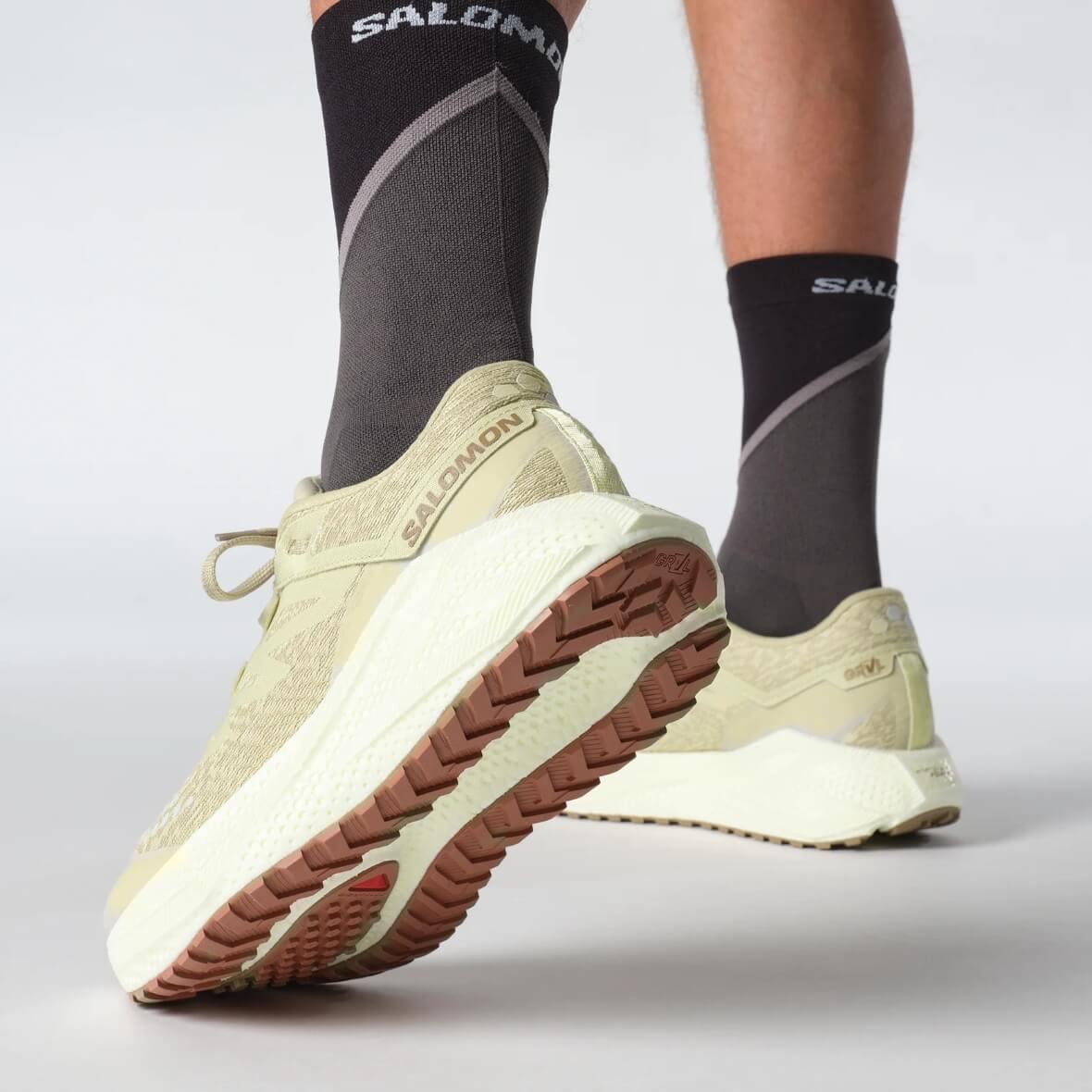 Salomon Aero Glide 3 GRVL Erkek Koşu Ayakkabısı - Bej