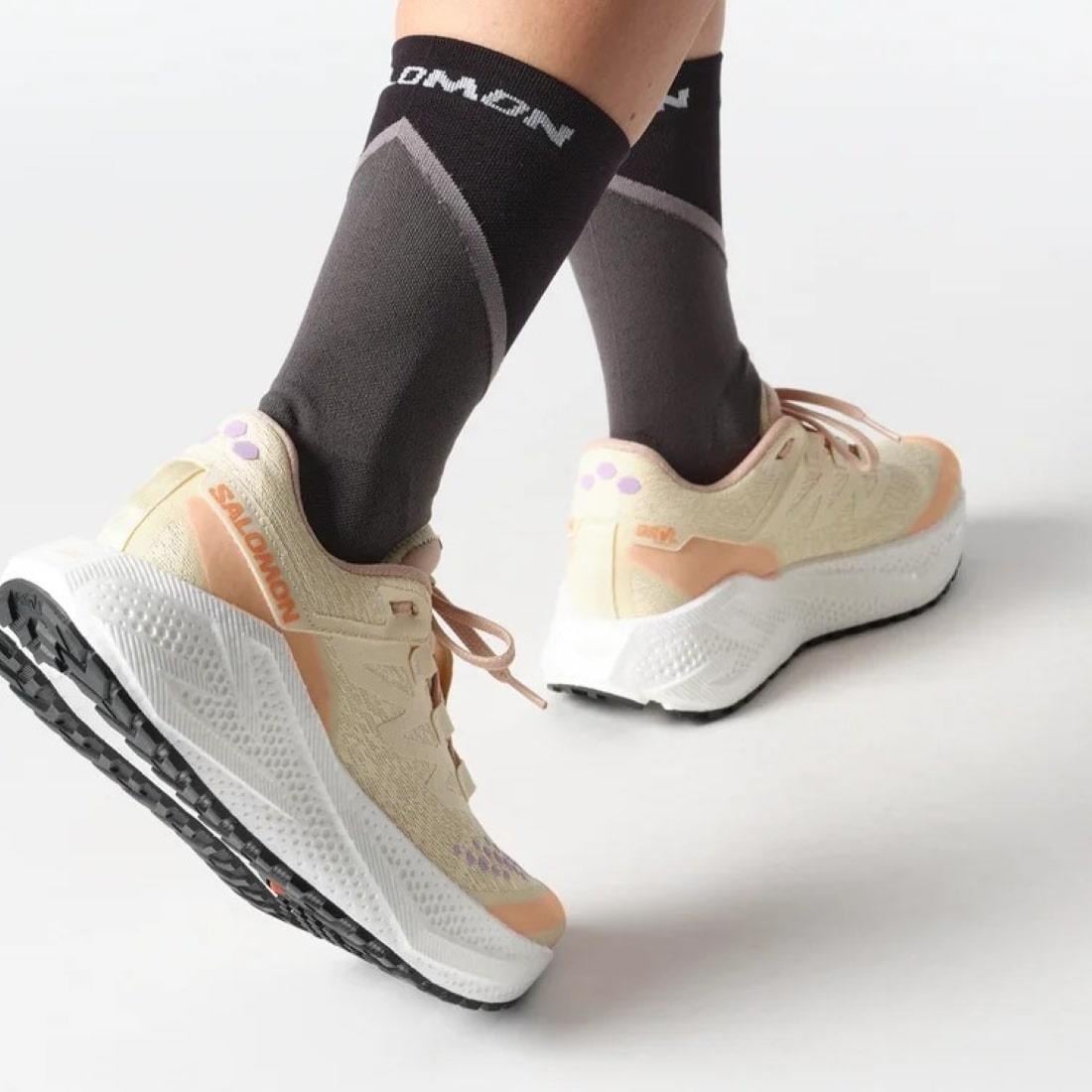 Salomon Aero Glide 3 GRVL W Kadın Koşu Ayakkabısı - Bej