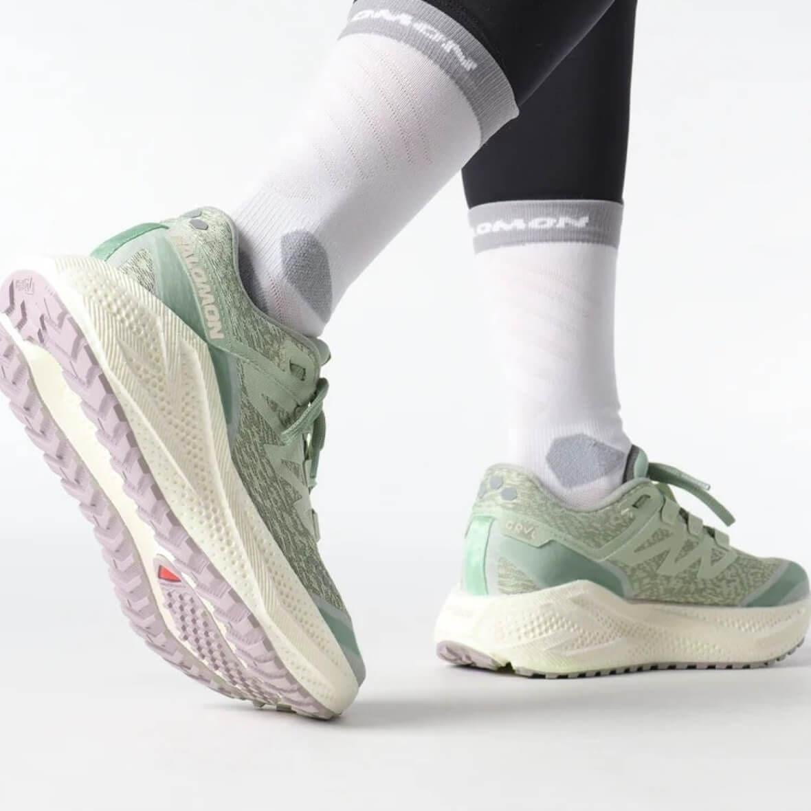 Salomon Aero Glide 3 GRVL W Kadın Koşu Ayakkabısı - Yosun