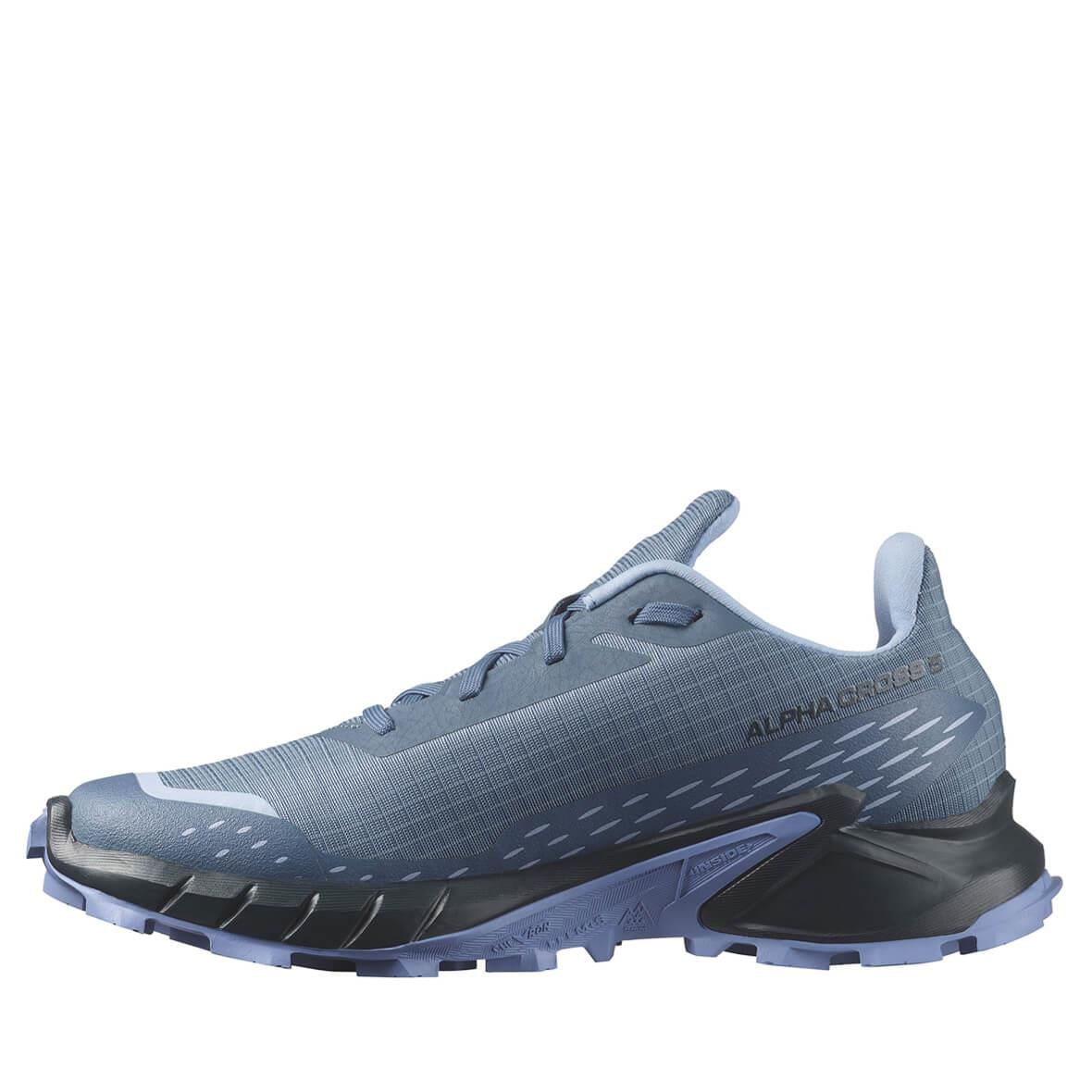 Salomon Alphacross 5 W Kadın Koşu Ayakkabısı - Mavi