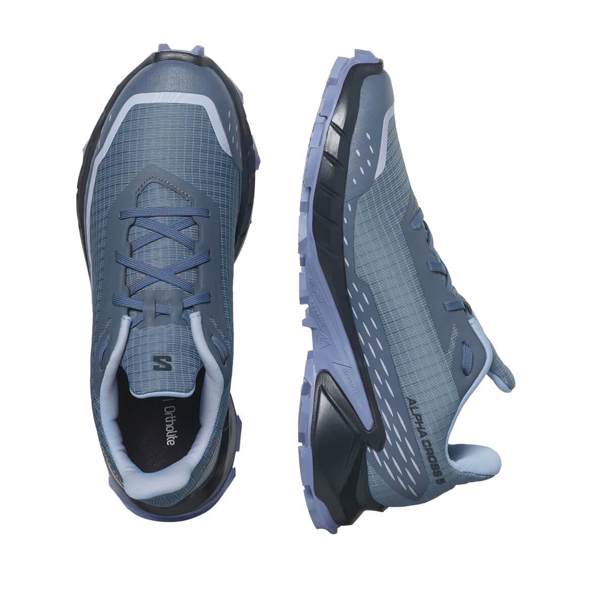 Salomon Alphacross 5 W Kadın Koşu Ayakkabısı - Mavi