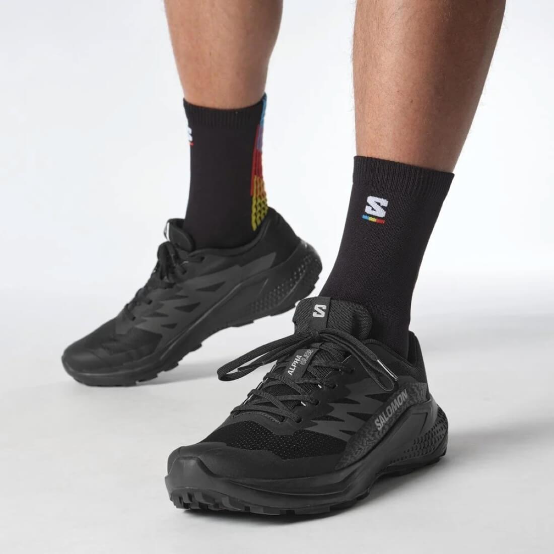 Salomon Alphaglide Erkek Koşu Ayakkabısı - Siyah