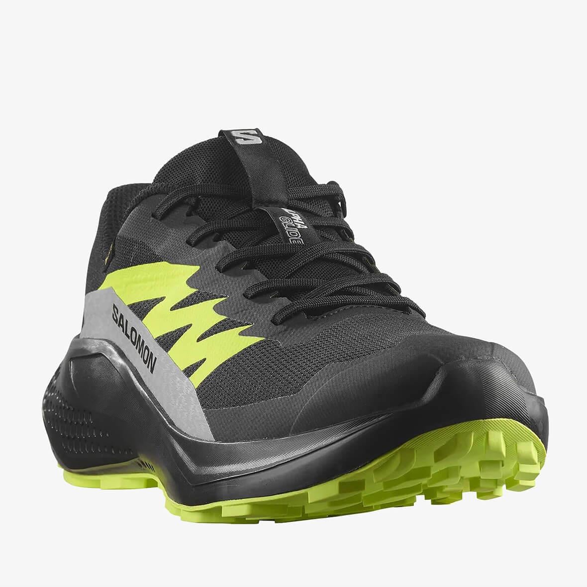 Salomon Alphaglide GTX Gore-Tex Erkek Koşu Ayakkabısı - Siyah