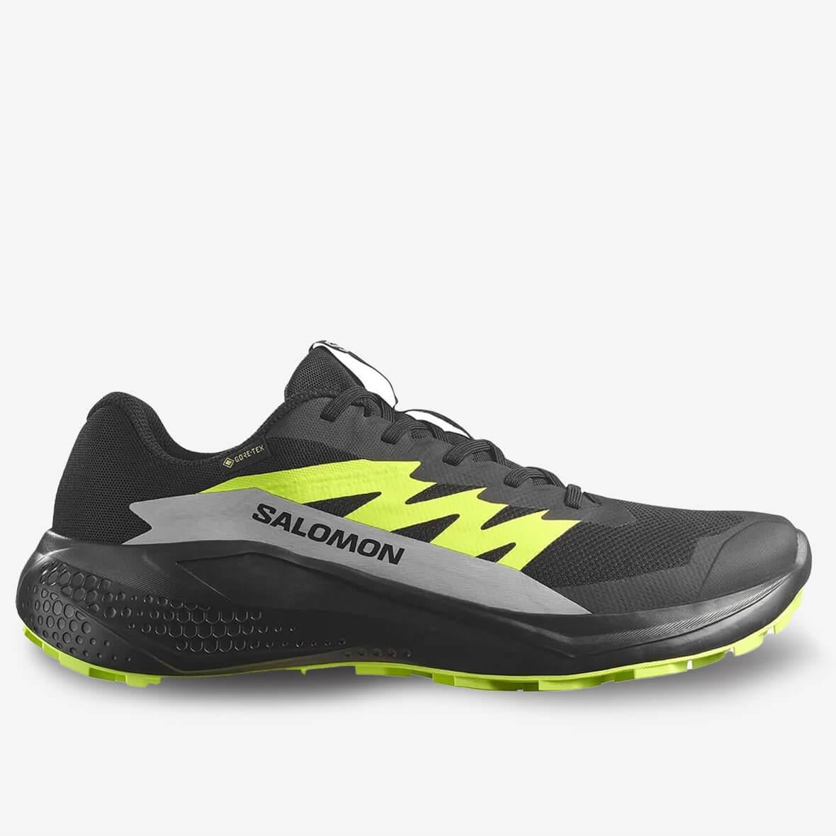 Salomon Alphaglide GTX Gore-Tex Erkek Koşu Ayakkabısı - Siyah