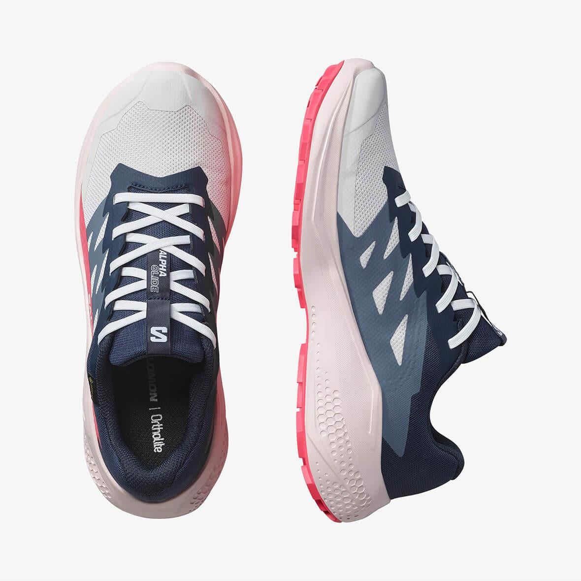 Salomon Alphaglide GTX W Gore-Tex Kadın Koşu Ayakkabısı - Açık Gri
