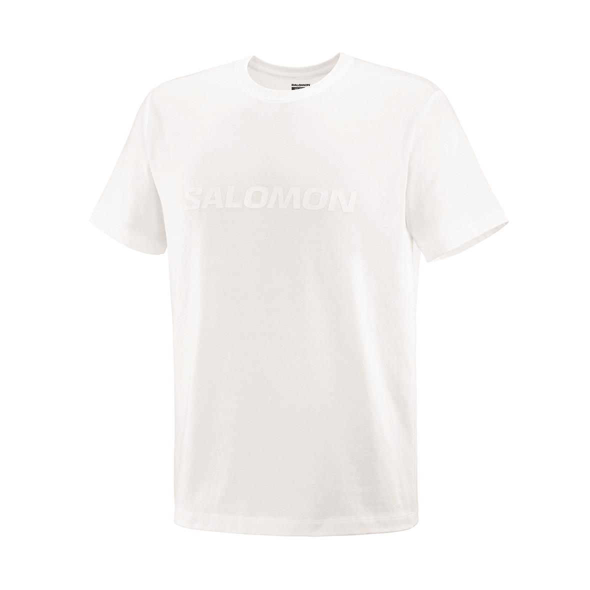 Salomon Big Logo Tee M Erkek T-Shirt - Beyaz