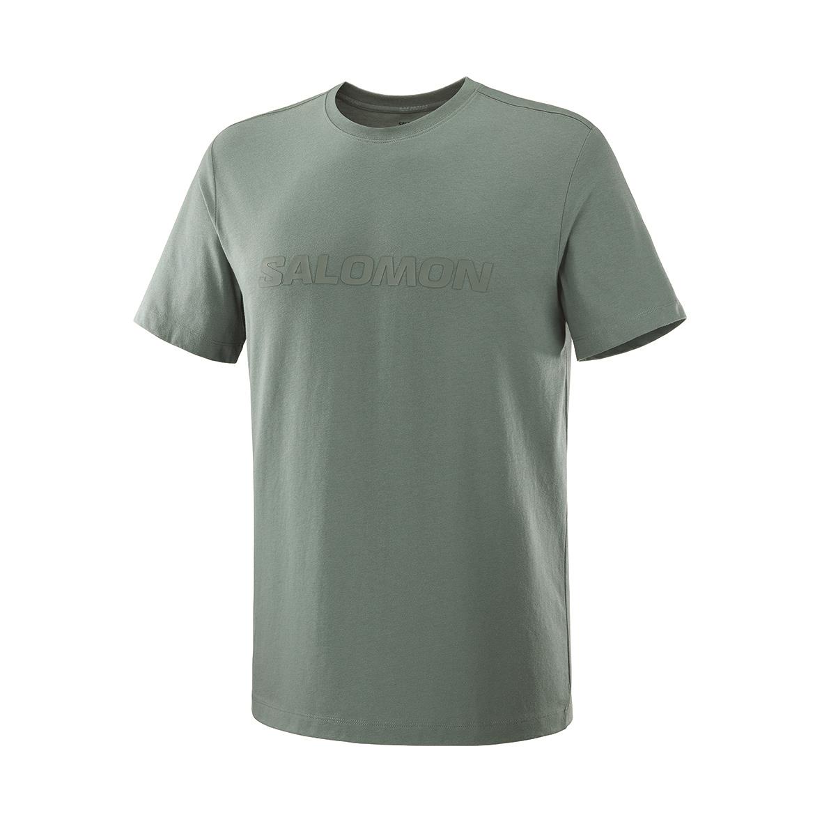 Salomon Big Logo Tee M Erkek T-Shirt - Yosun Yeşili