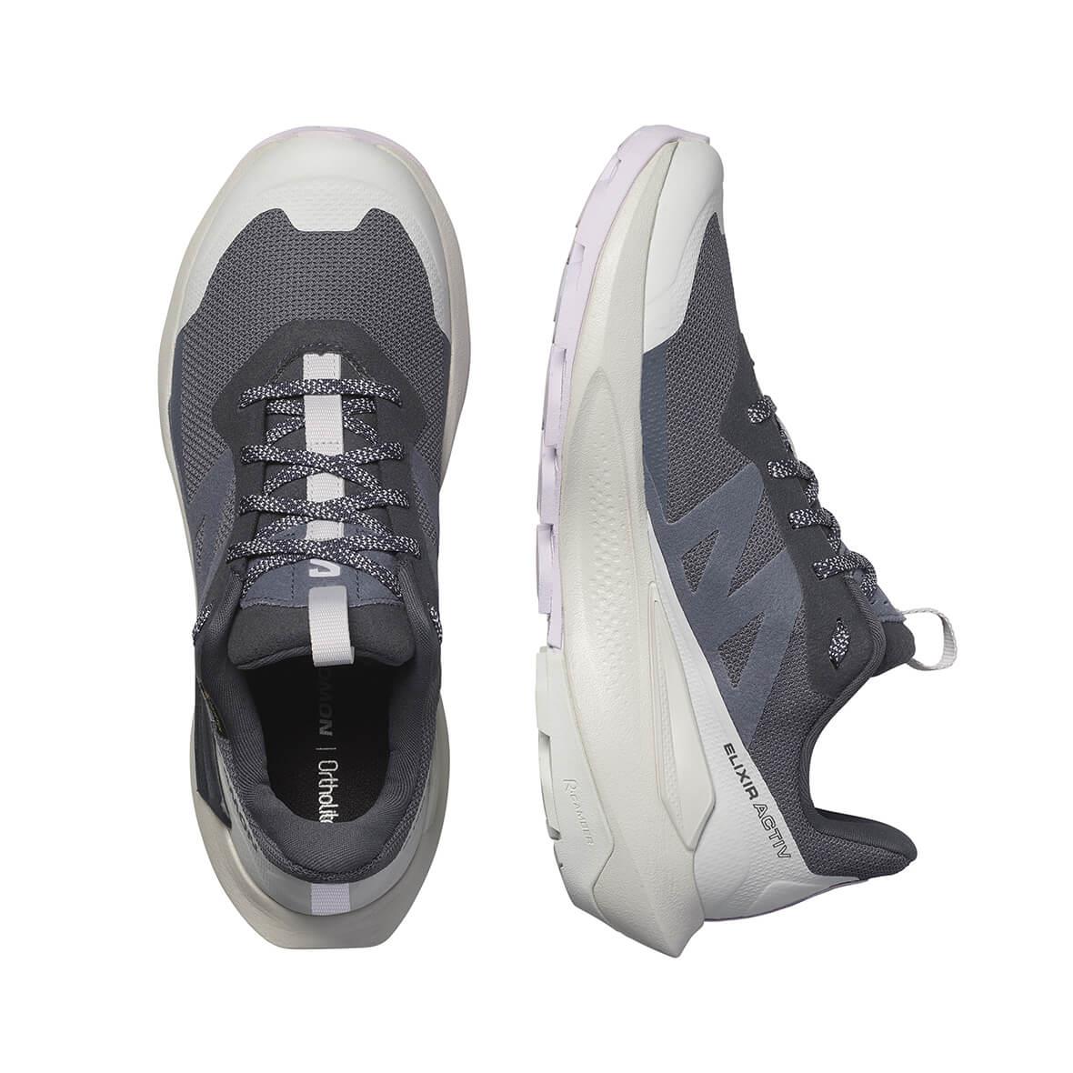Salomon Elixir Activ GTX W Gore-Tex Kadın Outdoor Ayakkabı - Gri