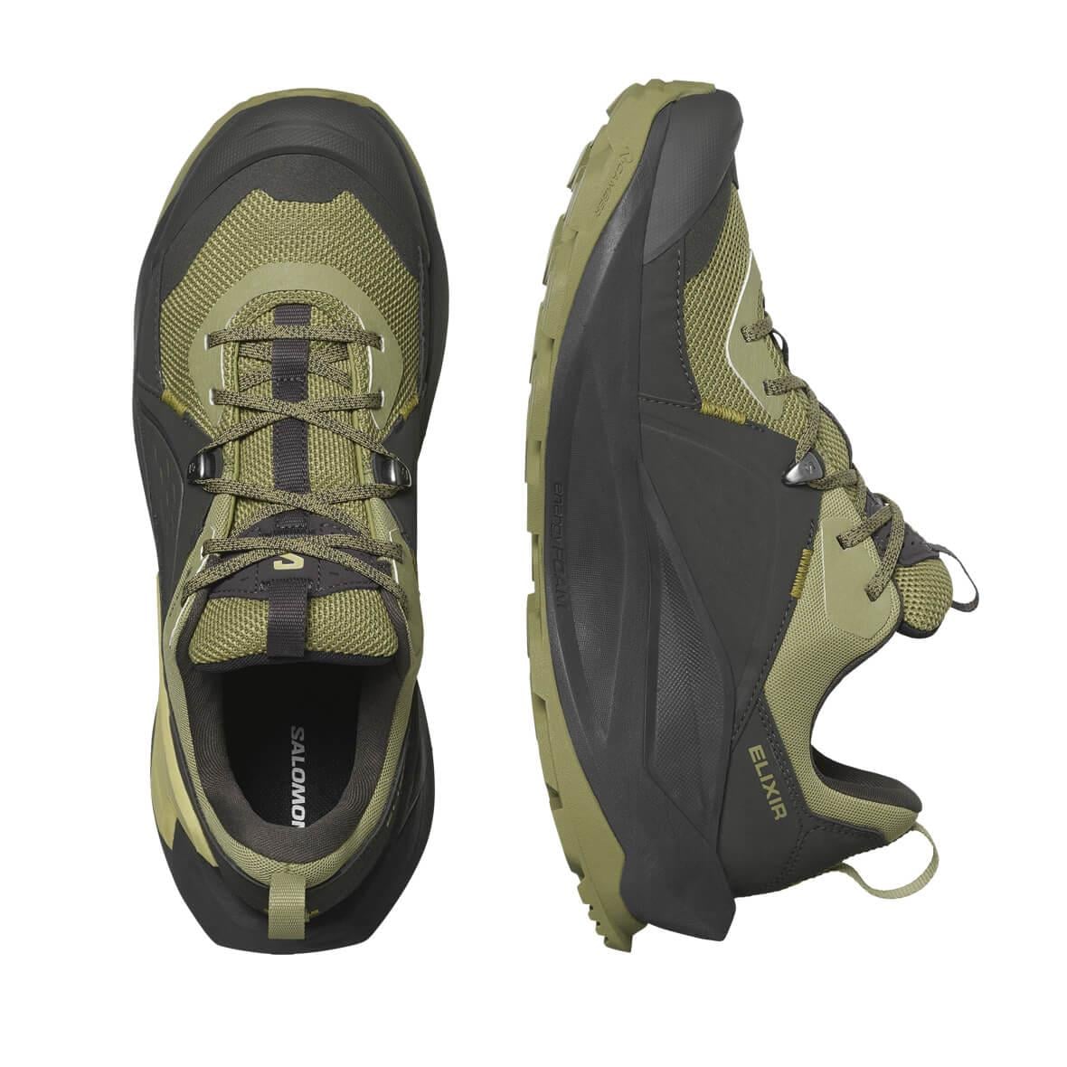Salomon Elixir Gore-Tex Erkek Outdoor Ayakkabı - Haki