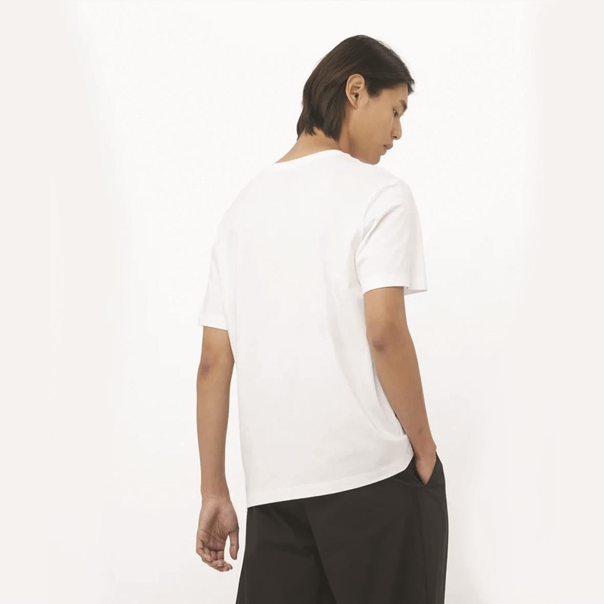 Salomon Logo Tee M Erkek T-Shirt - Beyaz