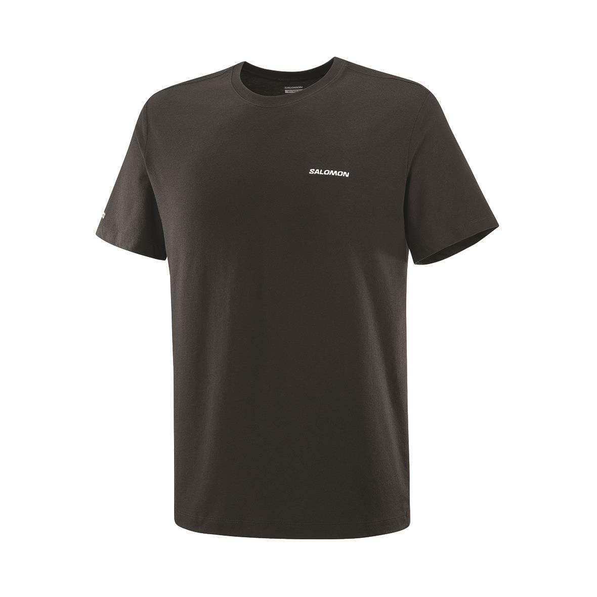 Salomon Logo Tee M Erkek T-Shirt - Siyah