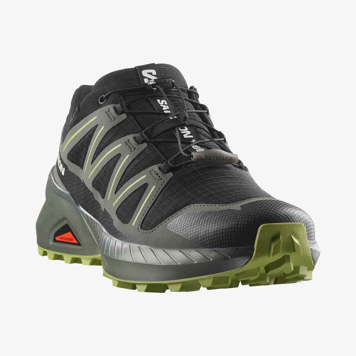 Salomon Speedcross Peak GTX Gore-Tex Erkek Koşu Ayakkabısı - Siyah / Haki