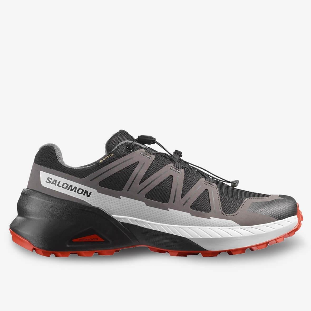 Salomon Speedcross Peak GTX Gore-Tex Erkek Koşu Ayakkabısı - Siyah / Gri