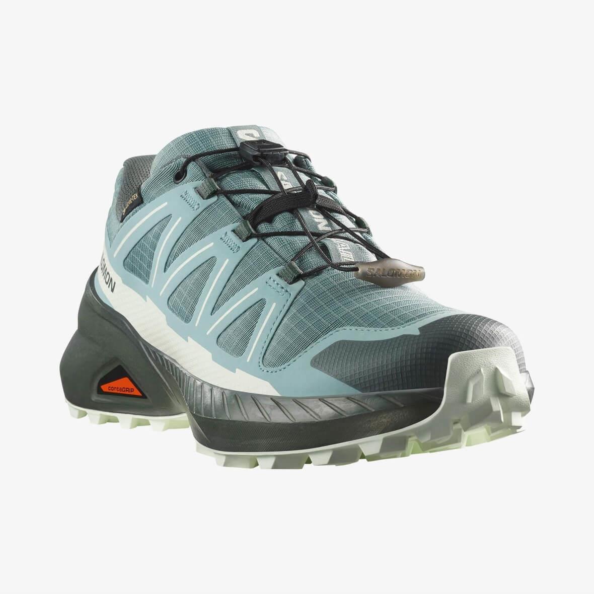 Salomon Speedcross Peak GTX W Gore-Tex Kadın Koşu Ayakkabısı - Nötr Yeşil