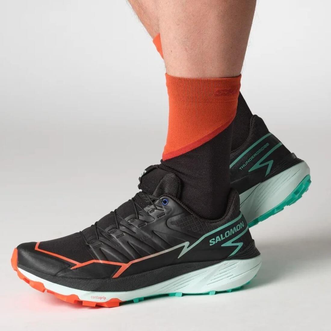 Salomon Thundercross Erkek Koşu Ayakkabısı - Siyah / Mint