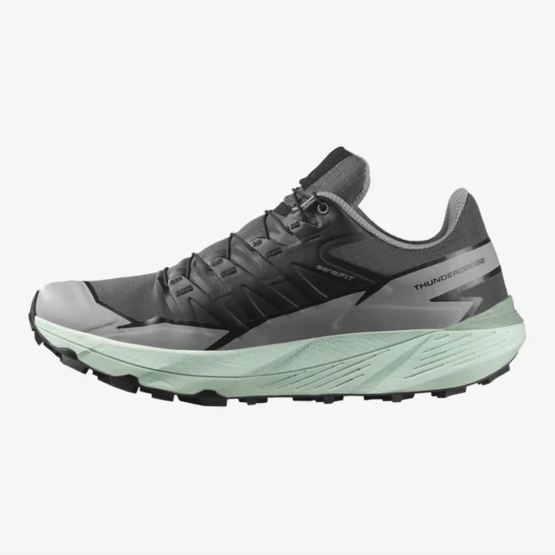 Salomon Thundercross Erkek Koşu Ayakkabısı - Gri / Siyah