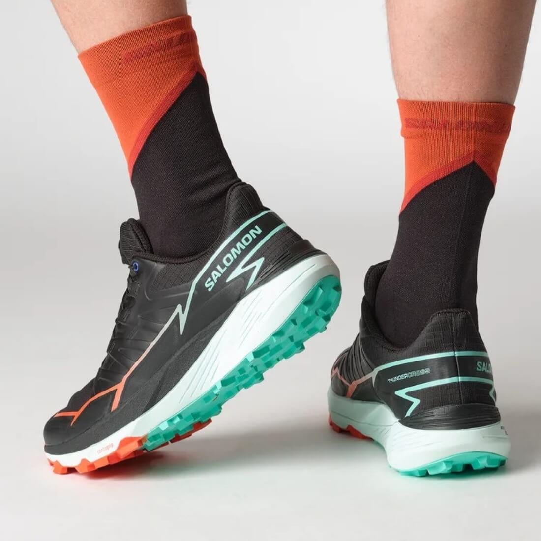 Salomon Thundercross Erkek Koşu Ayakkabısı - Siyah / Mint