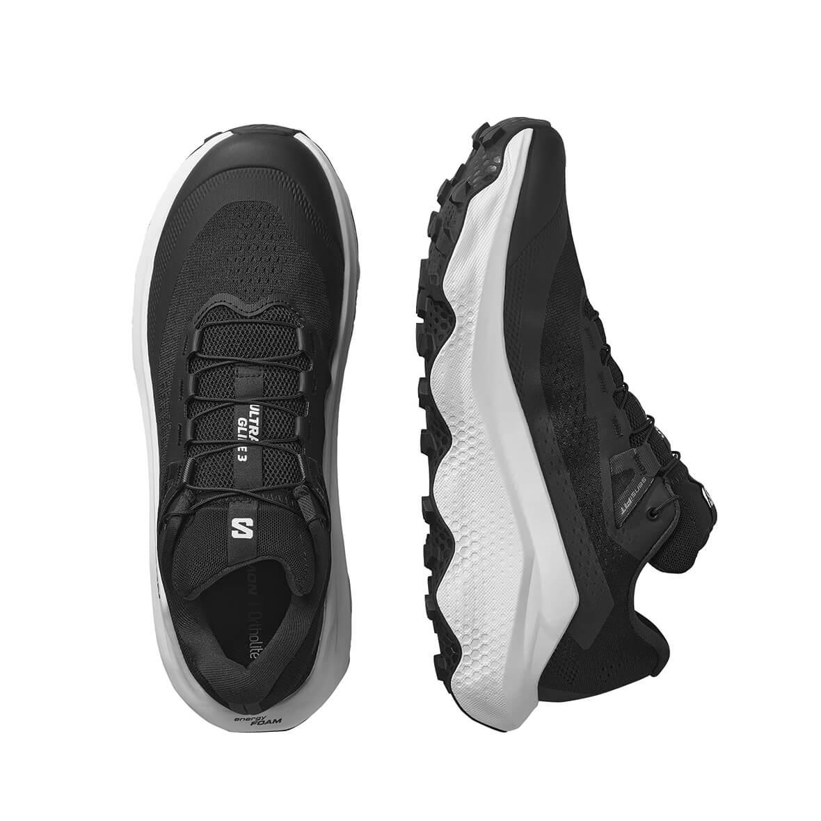 Salomon Ultra Glide 3 Erkek Koşu Ayakkabısı - Siyah / Beyaz