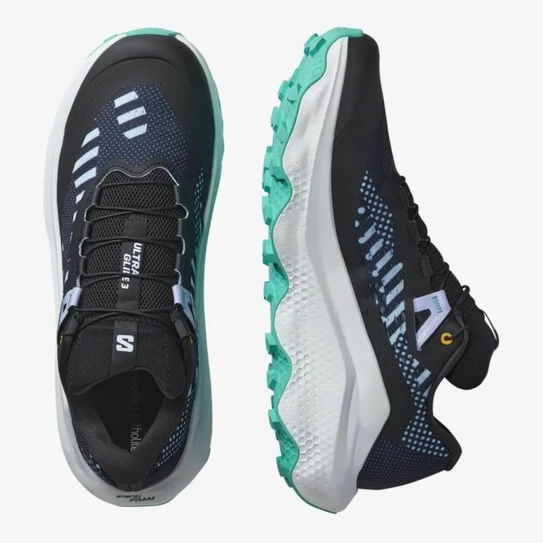 Salomon Ultra Glide 3 Proto Pack Erkek Koşu Ayakkabısı - Siyah / Beyaz