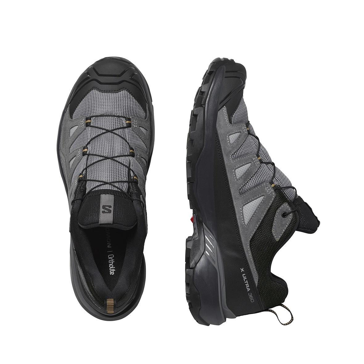 Salomon X Ultra 360 LTR GTX Gore-Tex Erkek Outdoor Ayakkabı - Gri / Siyah
