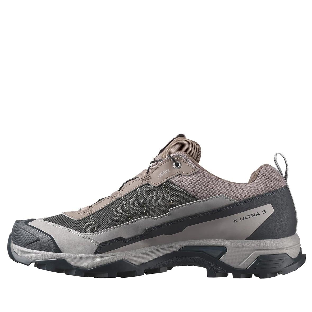 Salomon X Ultra 5 GTX Gore-Tex Erkek Outdoor Ayakkabı - Gri / Siyah
