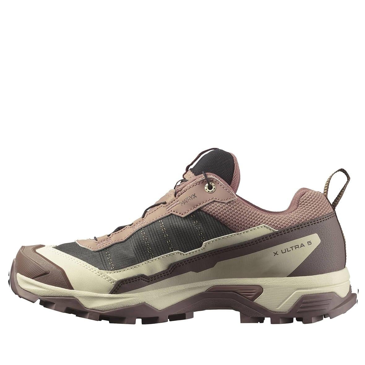 Salomon X Ultra 5 GTX W Gore-Tex Kadın Outdoor Ayakkabı - Kakao / Krem