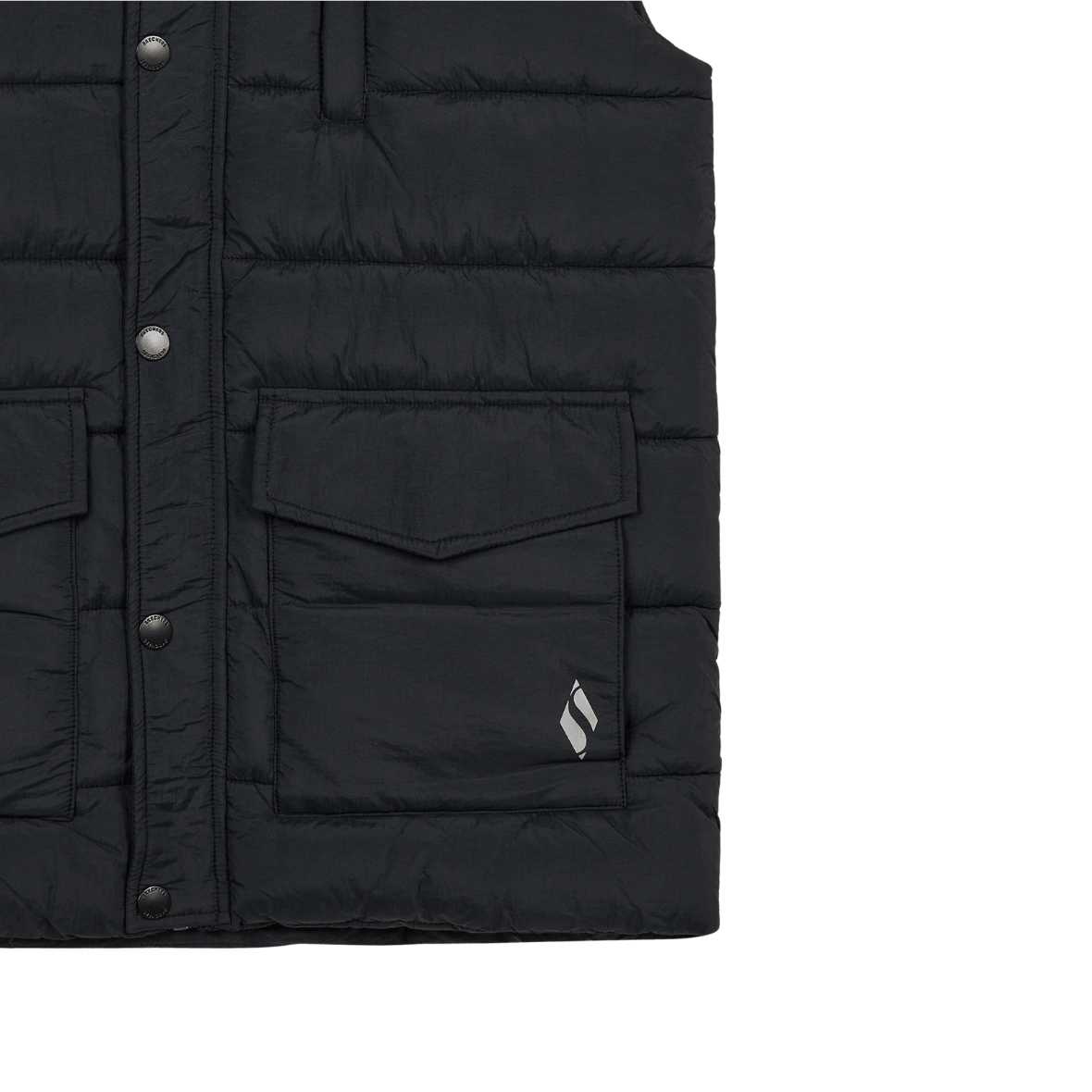 Skechers All Weather Cozy Fit Full Zip Vest S2620193-3817 Erkek Yelek - Siyah