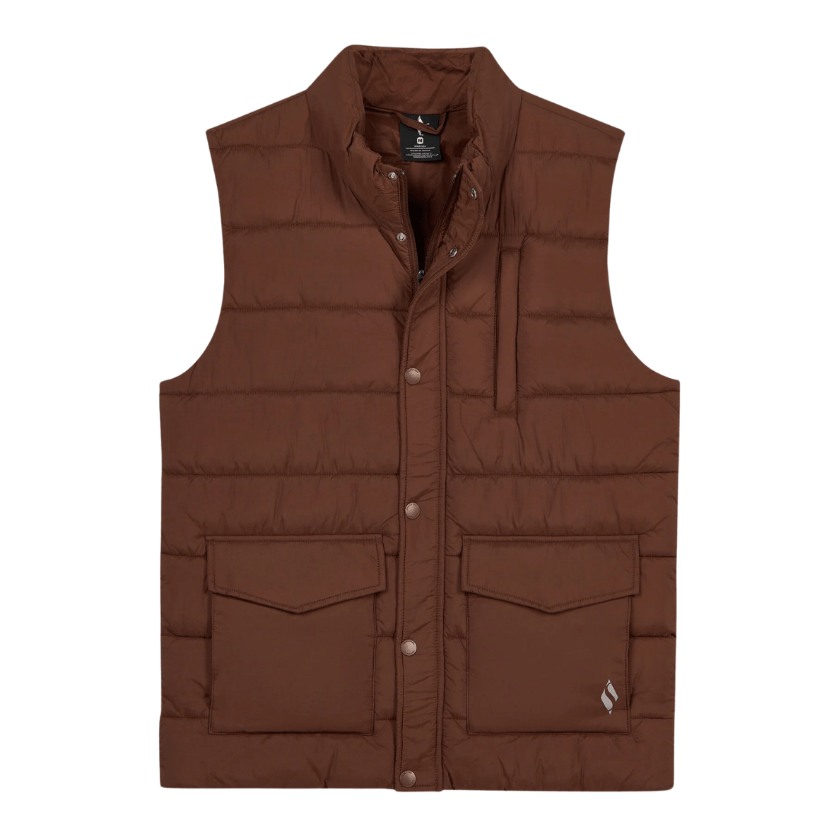 Skechers All Weather Cozy Fit Full Zip Vest S2620193-2070 Erkek Yelek - Kahverengi